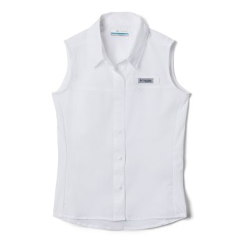 Columbia PFG Tamiami Sleeveless - Hemd Mädchen Weiß - QVKY37091